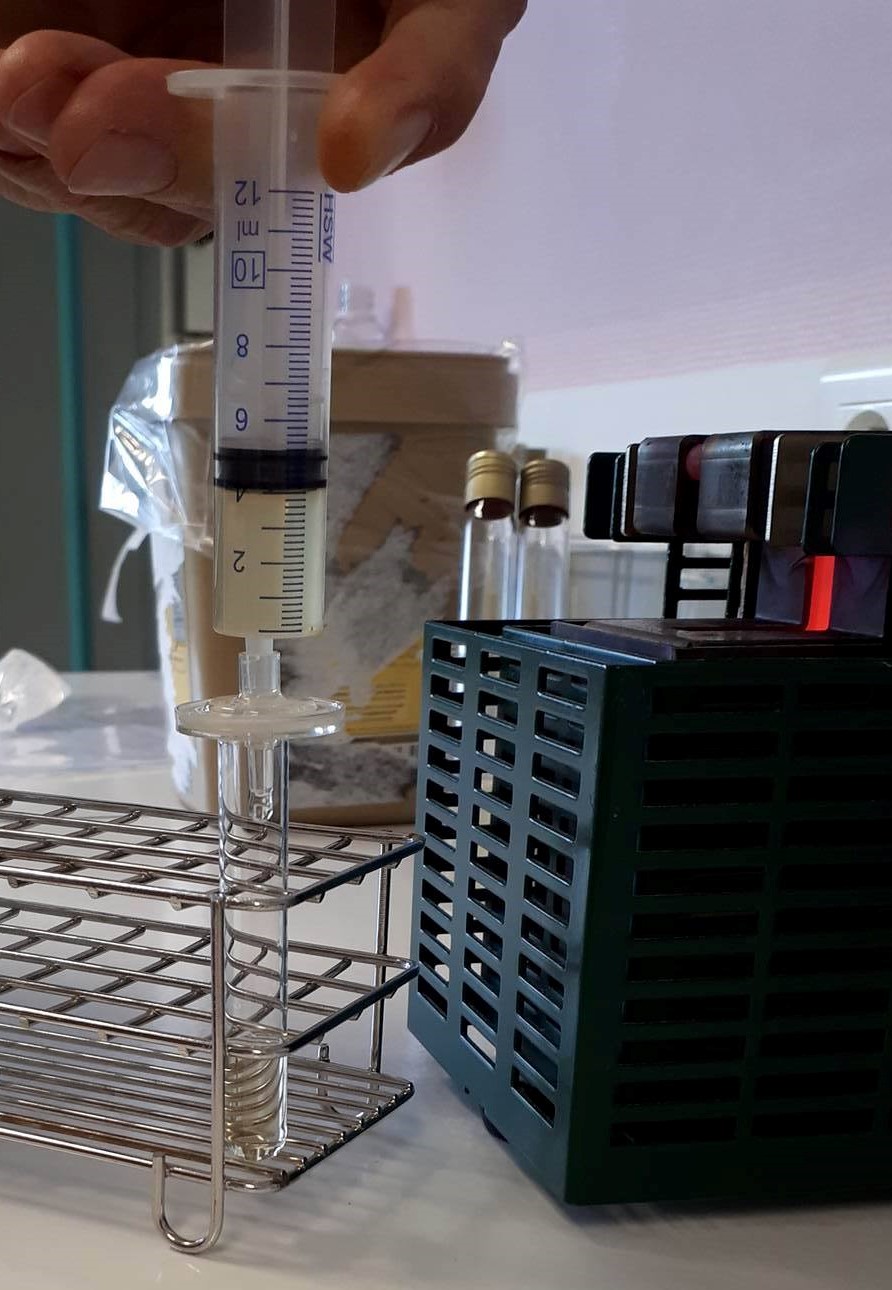 Phage filtration bouillon enrichissement